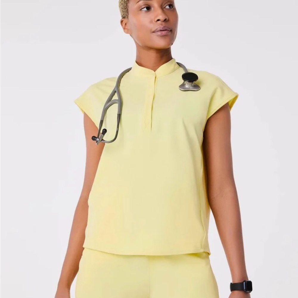 Figs Yellow Women's Blouse